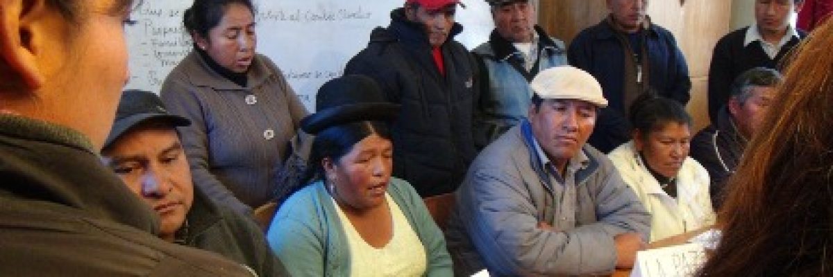 Encuentro de Comunidades Afectadas por el Cambio Climático en el Altiplano