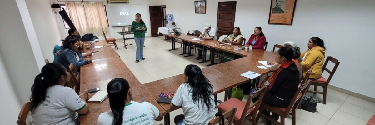 Lideresas indígenas de Beni y Santa Cruz fortalecen sus conocimientos sobre derechos colectivos e individuales